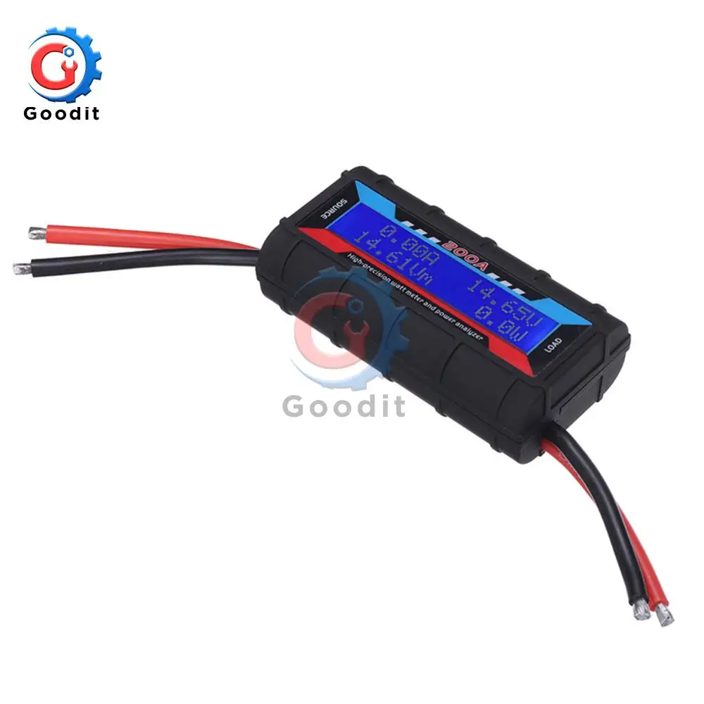 Testeur batterie RC 200A 60V wattmètre voltmètre ampèremètre DC