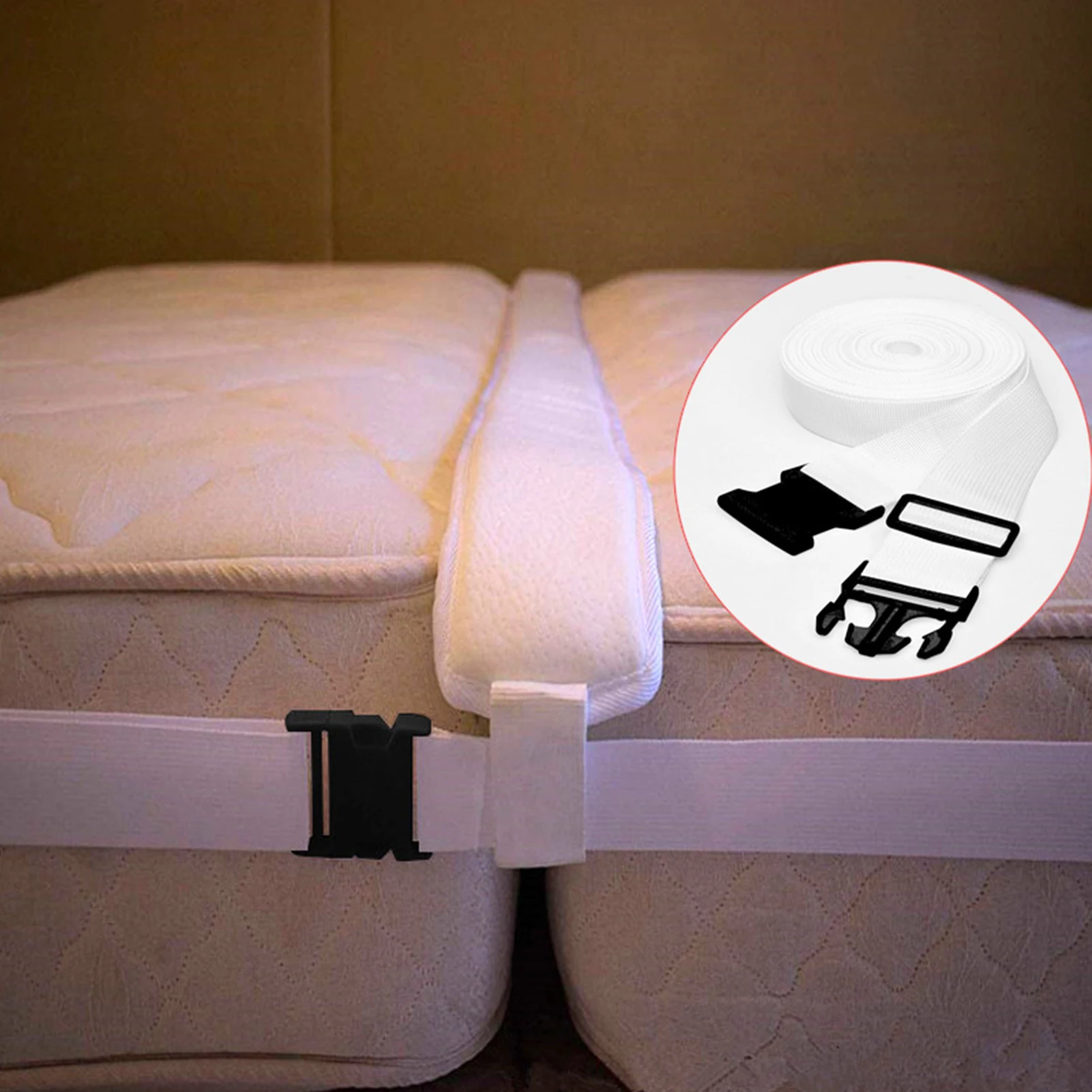Mattress Connector Kit Transform Two Twins into a King Size Bed Use to Easily Combine Beds