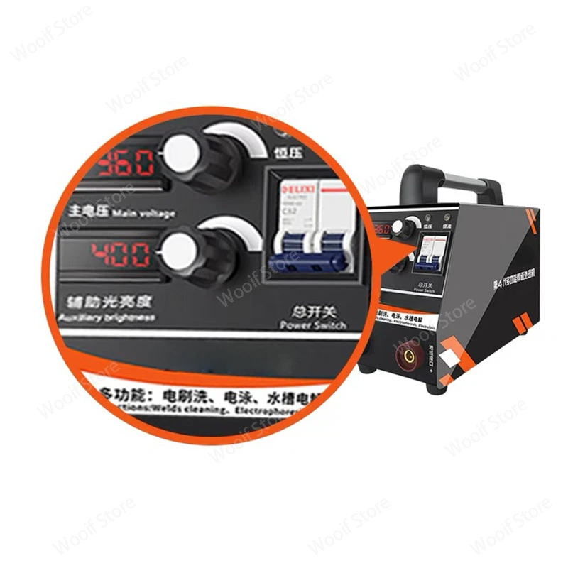 3000W 220V Stainless Steel Weld Bead Processor Argon Arc Welding Spot Weld Cleaning Machine Electrolytic Polishing Machine 5