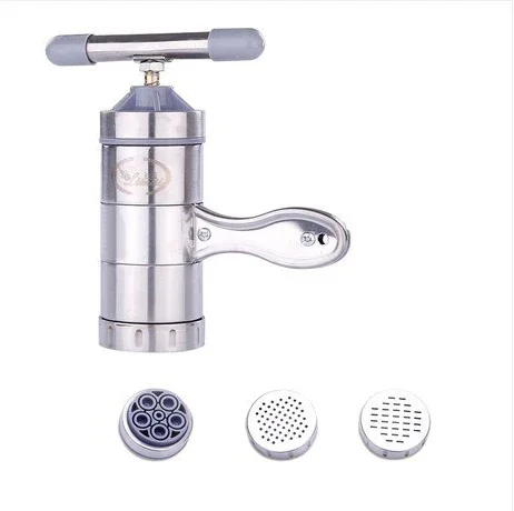 Stainless Steel Small Noodle Machine Household Manual Hand-cranking Noodle Machine Extrusion