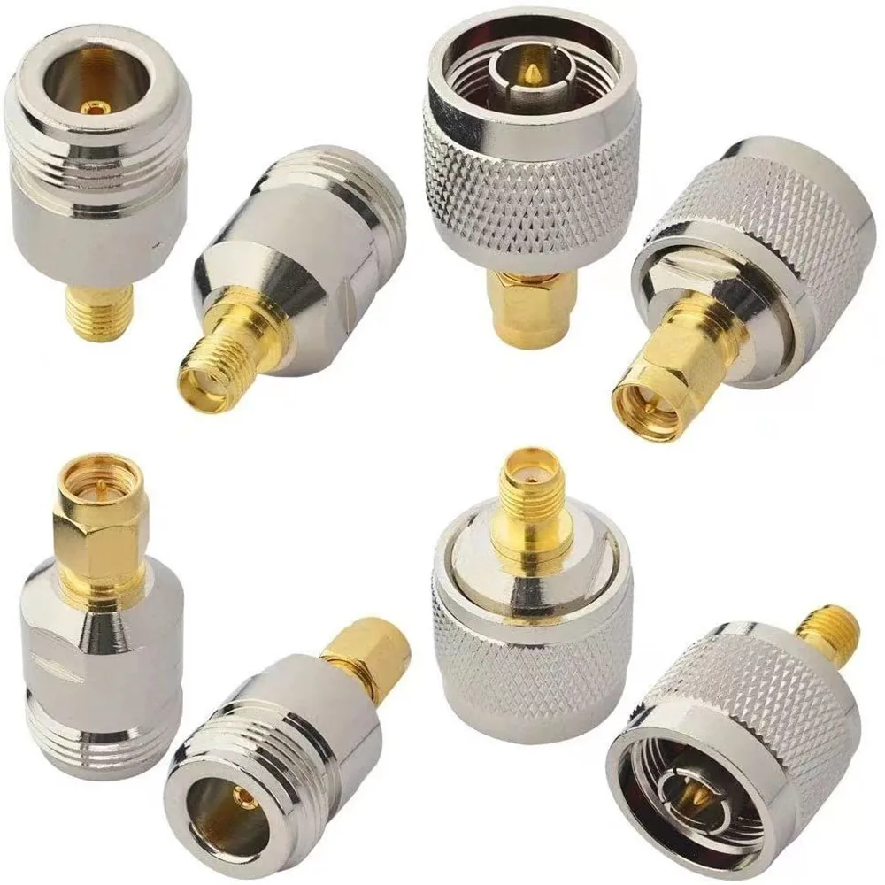 

1pcs Adapter N to RP SMA Male Plug & Female Jack RF Coaxial Connector Wire Terminals Straight