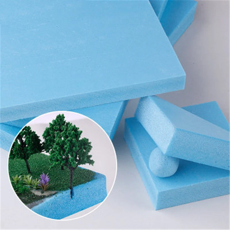 1pc Polystyrene Craft Foam Board High Density Foam Block Floor Landscaping  Platform Diorama Base DIY Model