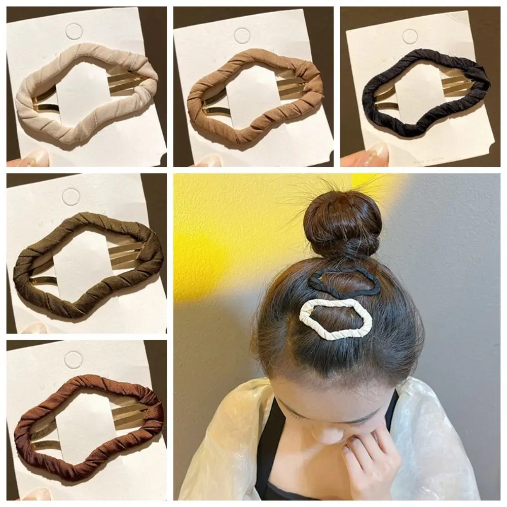 

Cloth Cloud Hair Clip Elegant Y2k Korean Style Hollow Metal Hairpin Geometric Side Clip Clouds Bb Clip Girls