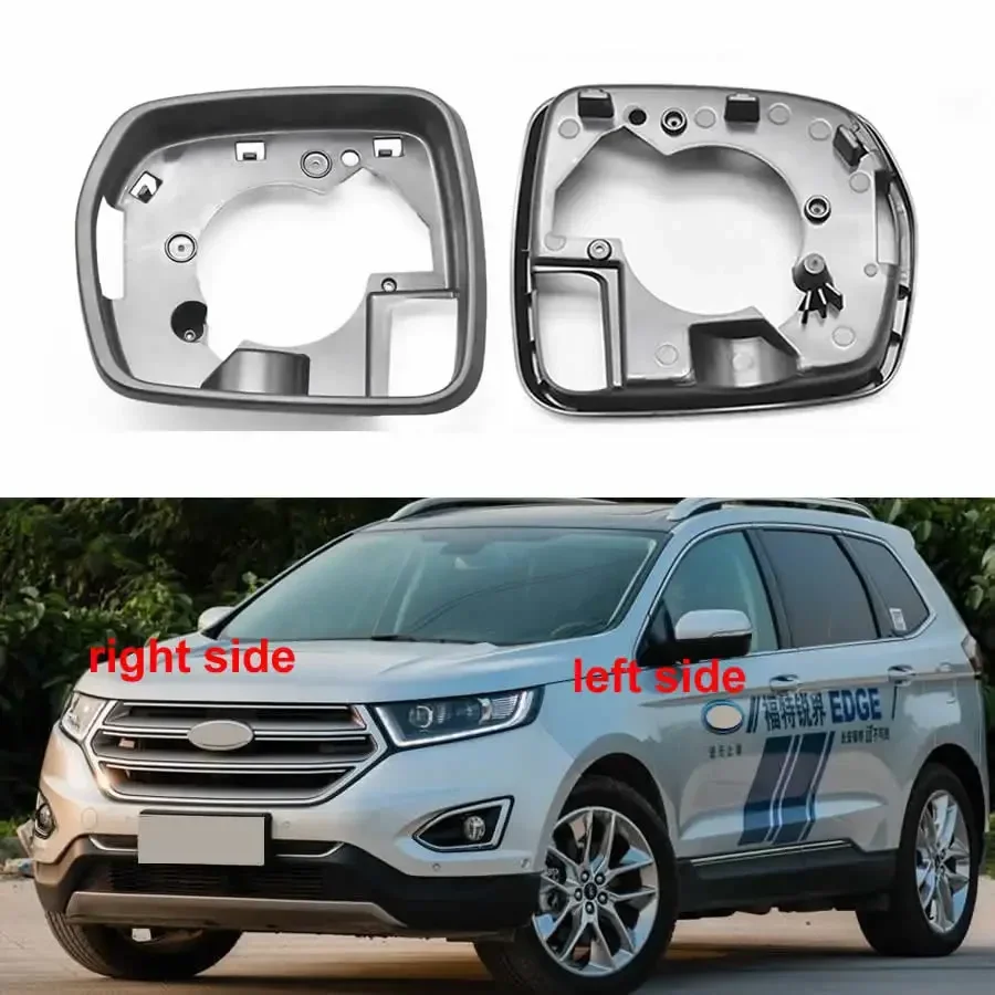 

For Ford Edge 2015-2022 Replace Exterior Rearview Mirrors Frame Shell Reversing Mirror Glass Surround Holder Trim 1PCS