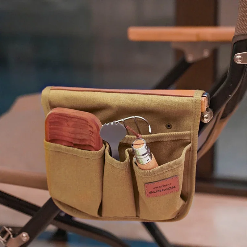 Mountainous Customers Exposed Camp Kemmit Chair Armrest Hanging Bag Side Multi Functional Storage Bag Portable Storage