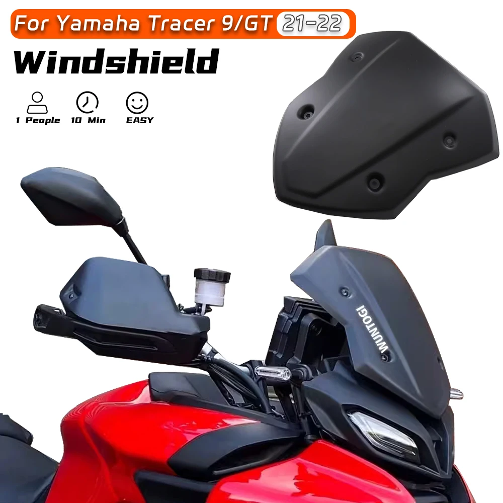 Per Yamaha Tracer 9 Tracer-9 Tracer9 Gt 2021 2022 Nuovo Parabrezza Moto Fly Screen Parabrezza Deflettore Spoiler Anteriore