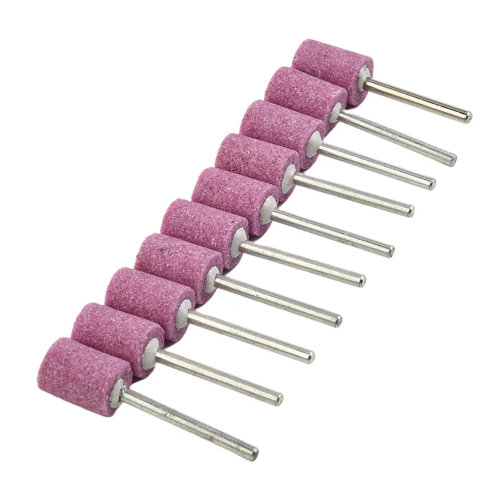 10pcs 12mm Abrasive Mounted Stone, Rotary Tool Grinding Head, Durable Material for Polishing, Jade, Wood, Metal diamond files for metal jeweler stone polishing wood carving craft double cut plating needle file set 3x140mm hand tools
