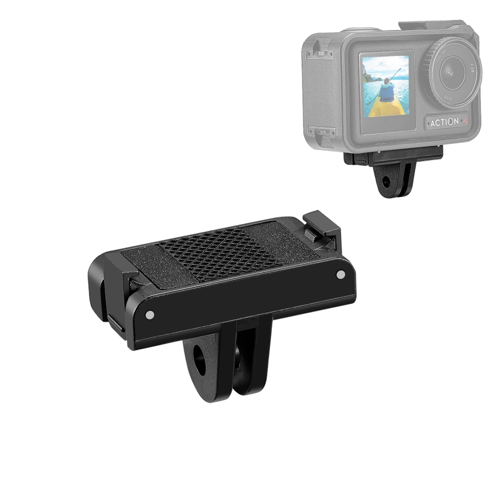 Per Dji Osmo Action 4 / 3 Puluz Base Magnetica A Sgancio Rapido