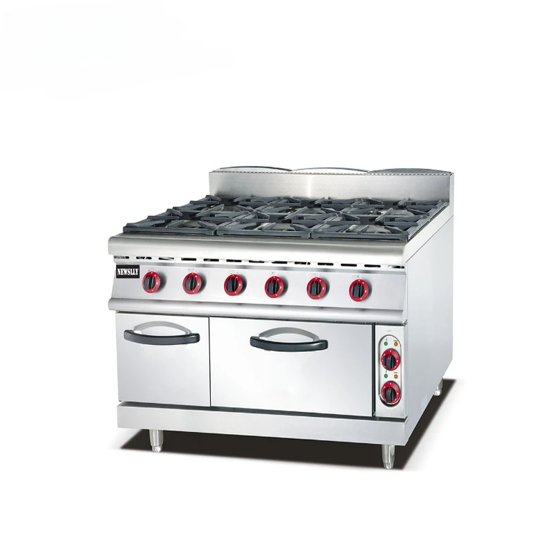 Restaurant Equipment 6 Burner Commercial Gas Ranges Gas Cooker Stove keukenapparatuur commercial restaurant equipment elektrikli mutfak aletleri kitchen electrical appliance electric stew cup