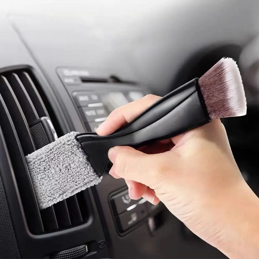

Car Cleaning Car Detailing Brushes Durable Soft Skidproof Car Wheel Brush 2 In 1 Easy To Clean Car Care Accessories Car