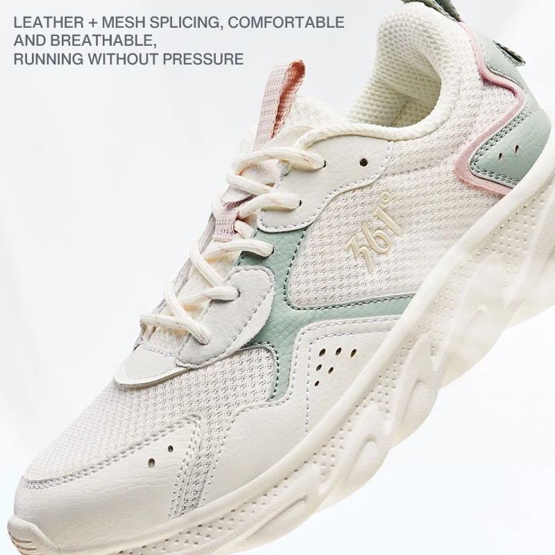 Running Shoes Womens Sneakers 361 Degrees Women Running Sport Shoes Lightweight Non-Slip Q bomb shock absorption Breathable Mesh Girl Sneaker Female 682232212