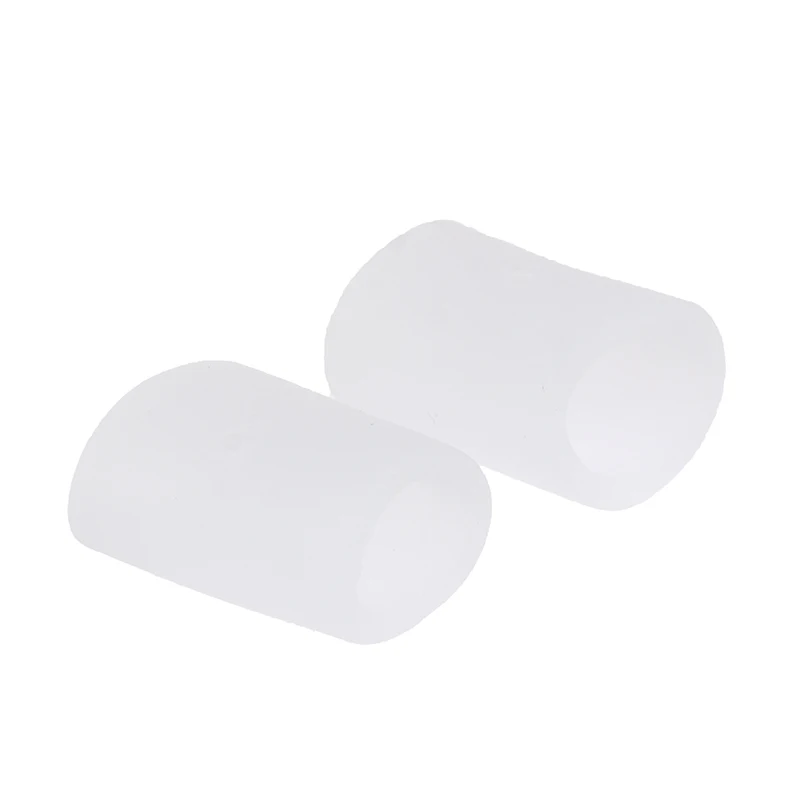 Silicone gel little toe tube corns blisters corrector pinkie protector gel bunion toe separadores dedos del pie silicona