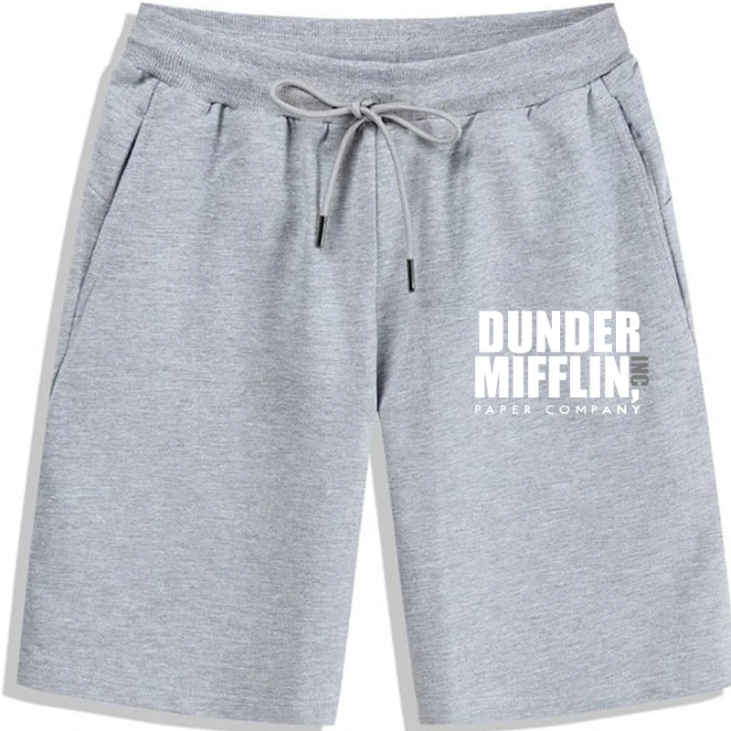 

Шорты The Office Dunder Mifflin, забавные мужские шорты с принтом, повседневные шорты из 100% хлопка, популярные модные горячие шорты 2020