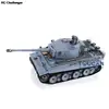 Heng Long 1/16 RTR RC Tank 2.4Ghz 7.0 Plastic Ver German Tiger I BBs Shoot IR Combat Smoke Effect 3818 RC Model TH17233-SMT7 1
