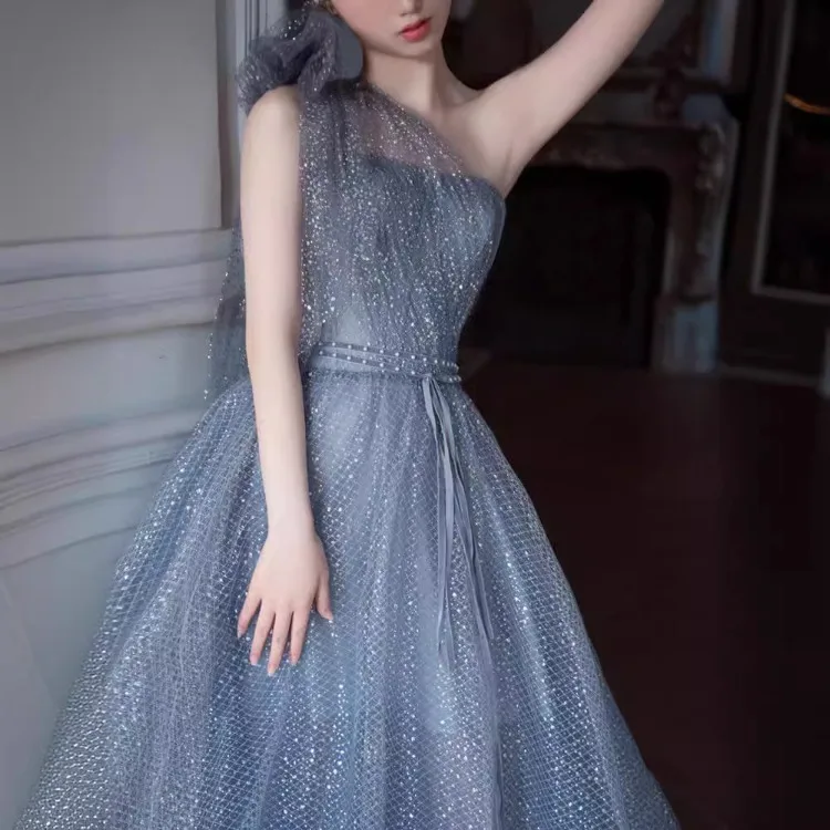 

Harajpee Evening Dress Women 2024 New Style Celebrity Banquet Cocktail Dresses Hosting Engagement Regular Wear Chic Vestido