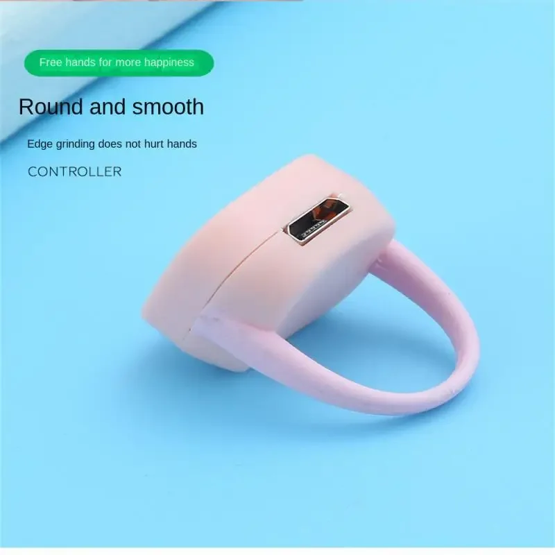 Rechargeable Wireless Shutter Release Button Mini Fingertip Ring Remote Control Phone Selfie Controller Self-Timer