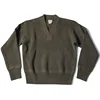 Bronson WWII USAAF Type A-1 Mechanic Sweater Men Heavyweight V-Neck Knit Jumper 1