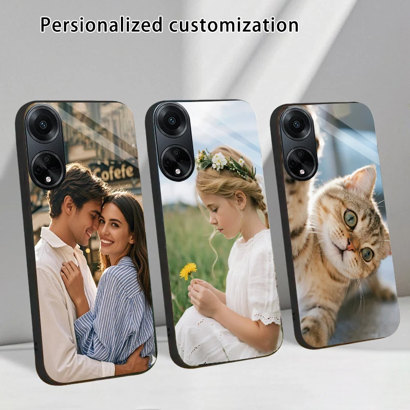 Personalized DIY Tempered Glass Phone Case with Custom Image Design