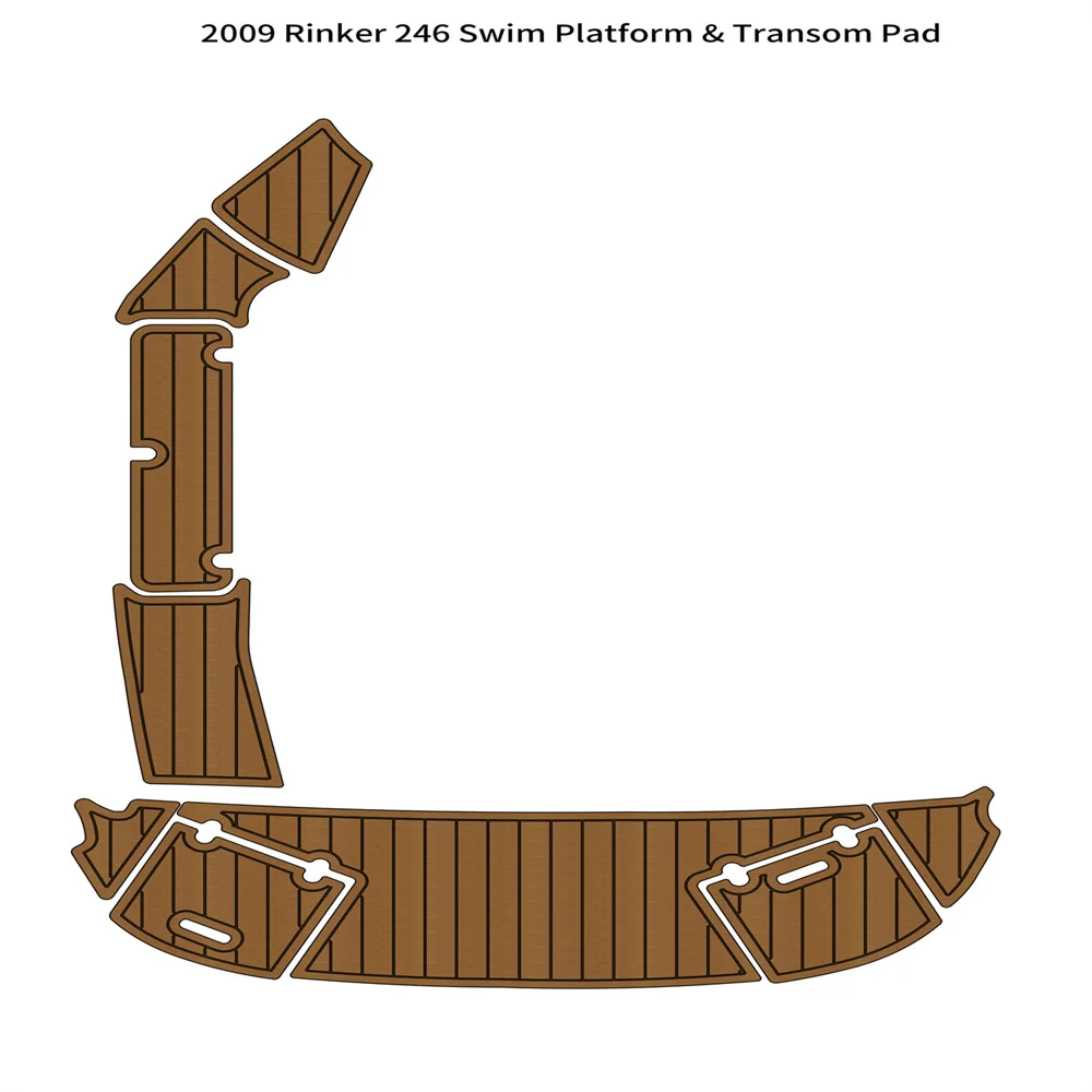 

Коврик для пола из искусственного тика, на платформе для плавания, 2009