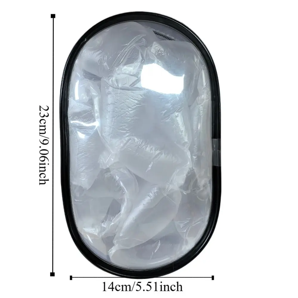 Transparent 20cm Cotton Display Box Dustproof Multifunction 20cm Takeaway Bag PVC Display Cotton Transparent Bag