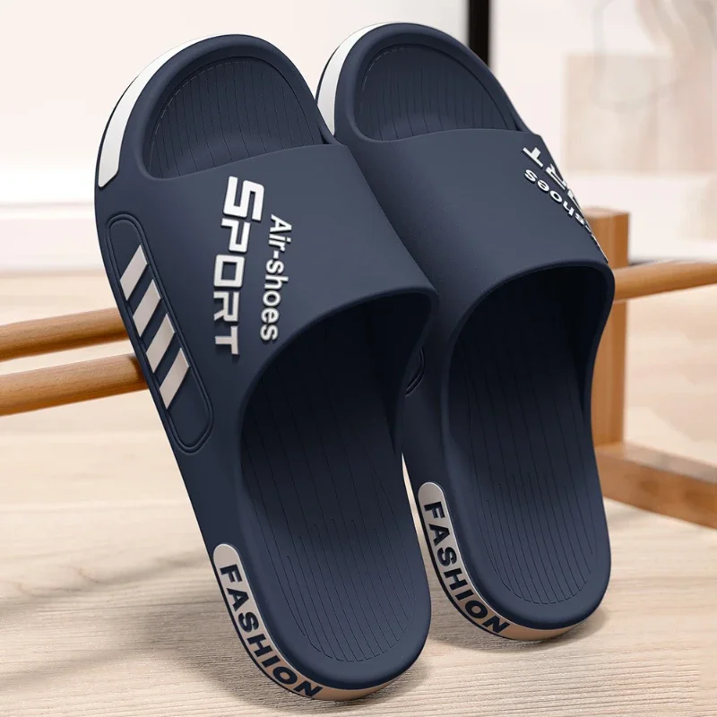 2025 Summer Slippers for Men and Women – Soft Sole Sandals for Indoor and Outdoor Use, Couple-Friendly Flip-Flops Available in Big Sizes Beach Footwear Flip-flops