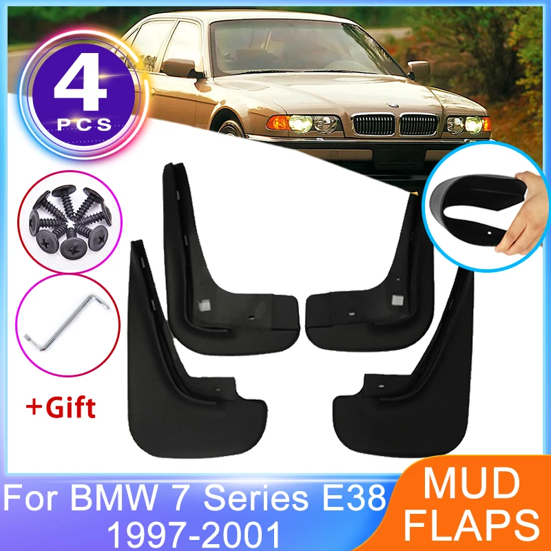 

Mudguards for BMW 7 Series E38 1997 1998 1999 2000 2001 Front Rear Mudflaps Wheel Protector Fender Splash Guards Car Accessories