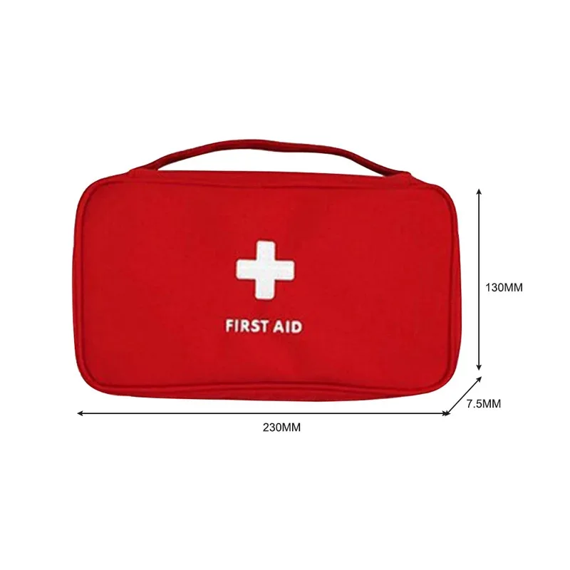 Portable medicine bag, travel first aid kit, medical outdoor pill storage suitcase