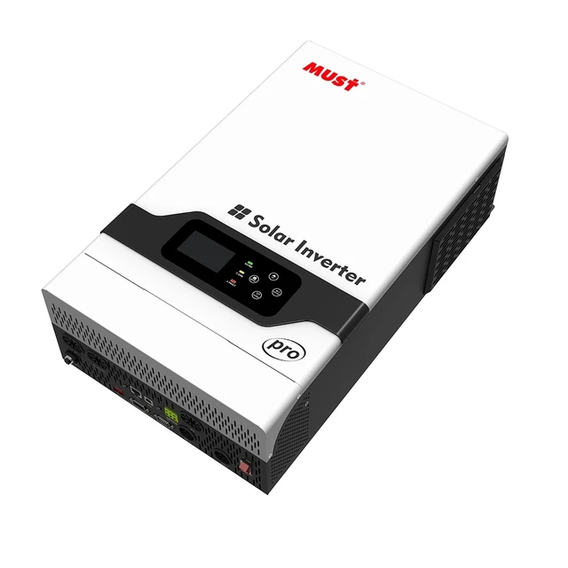 MUST PH1800 Pro 5.2KW 48V Pure Sine Wave Hybrid Solar Inverter PV 450V ...