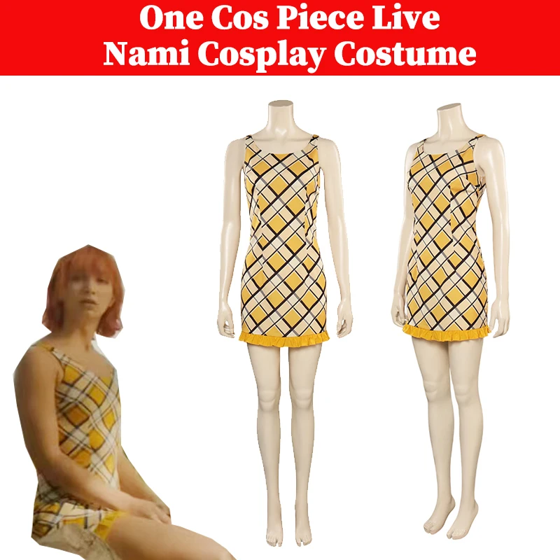 

One Cos Piece Live Action TV Nami Cosplay Costume Dress Skirt Outfits For Adult Women Girls Halloween Carnival Role Play Suit