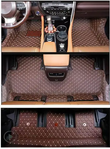 

Высокое качество! Специальные автомобильные коврики на заказ для Lexus RX 350L 6 7 мест 2022-2018 водонепроницаемые прочные коврики для RX350L 2021