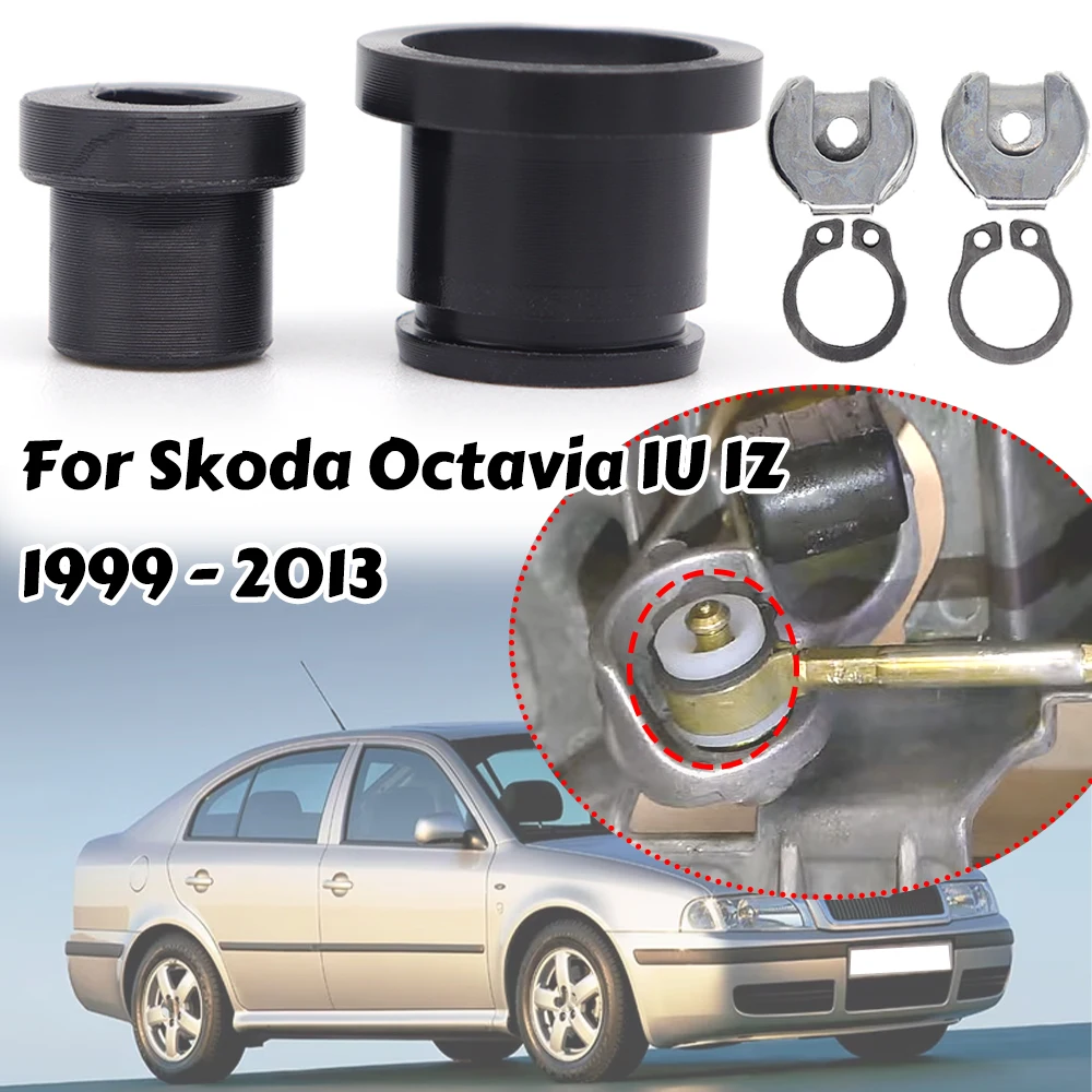 Upgrade Manual Gear Shift Cable Lever Selector Shifting End Pivot Bushing Replacement Repair Kit For Skoda Octavia 1U 1Z 1999-