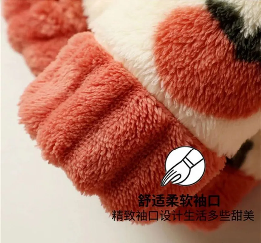 2023 Autumn and Winter New Women Outcoat Flannel Pajamas Autumn Thickened Warm Suit Loose Comfortable Homewear Casual Jacket