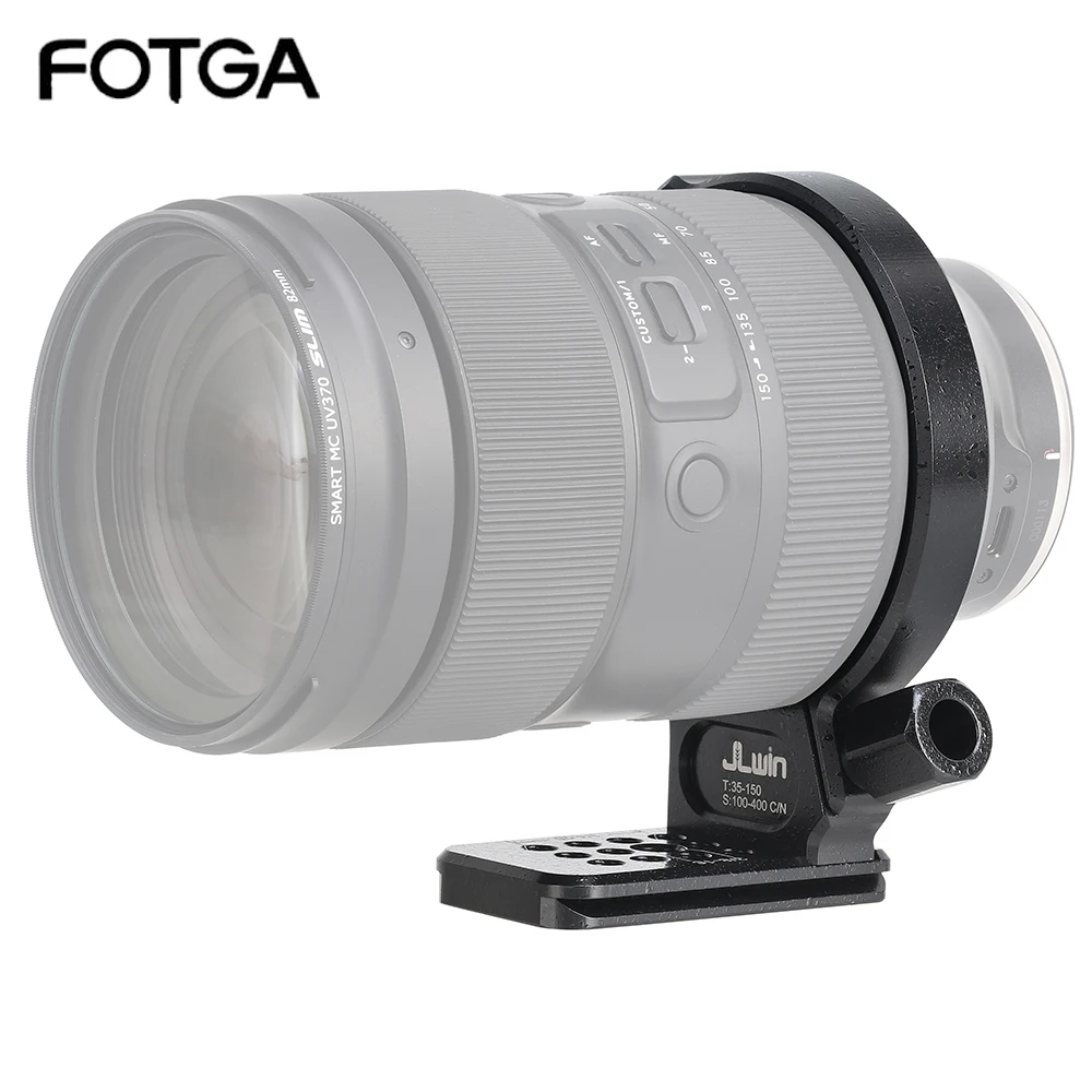 Fotga-tripé Mount Anel Collar Adaptador de Lente Rotatable Quick Release F56 100400 mm Canon Port Nikon por dg Hsm