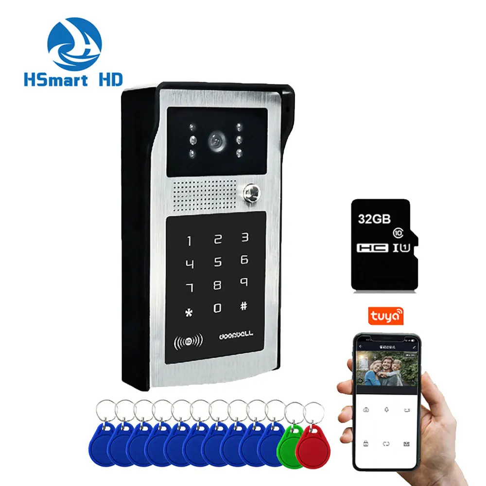 Nuovo Tuya Smart Video campanello fotocamera 1080P WiFi videocitofono ...