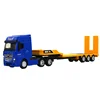 Huina 1730 Model Truck 2023 New 1:50 Scale Semi -alloy Flat Trailer 12 Wheel Engineering Vehicle Diecast Car Toy For Boys Child 4