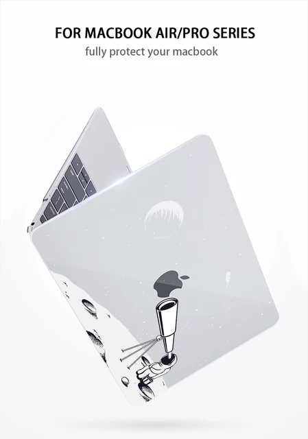 Custodia MacBook Air 13" 2021-2018 - Plastica Rigida Con Tastiera, Design Astronauta - Foto 12