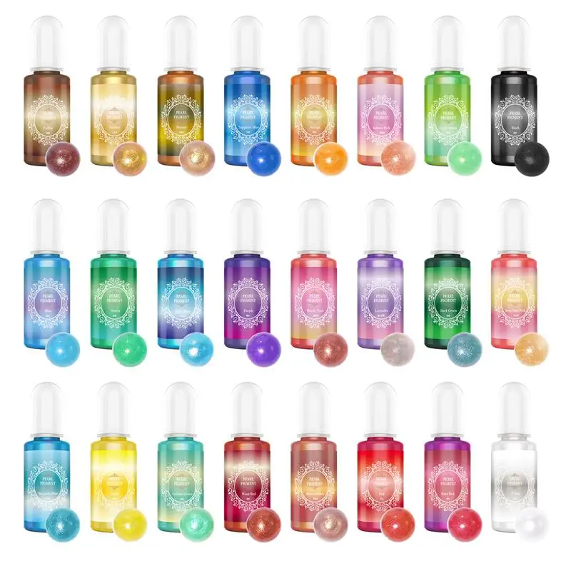 Pearlescent Dye Liquid Concentration for Epoxy Resin and Mold Crafting