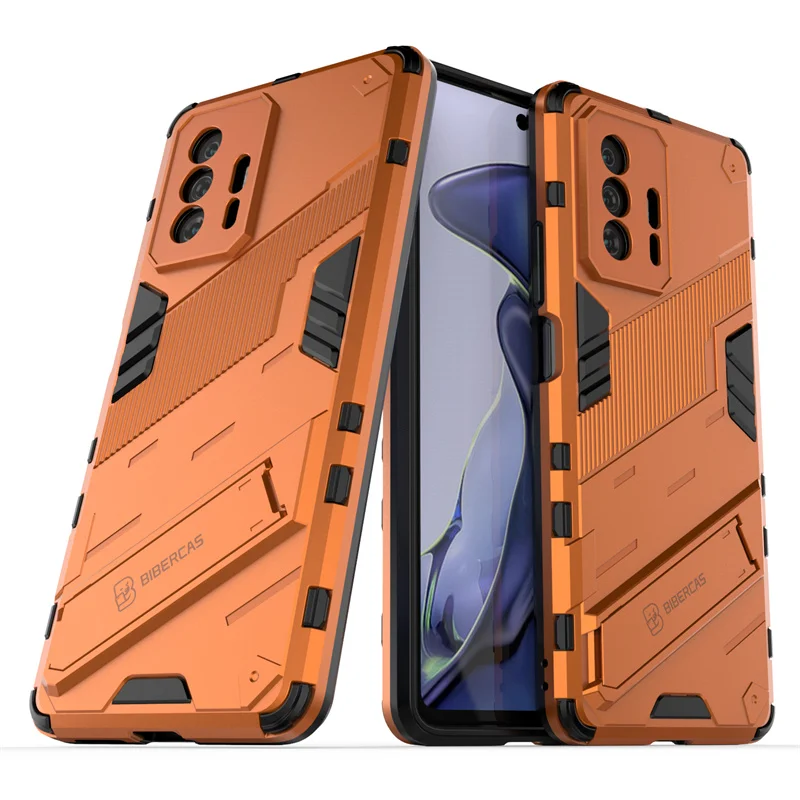 JayModCase Custodia A Libro Con Portafoglio Per Xiaomi Mi 11T 5G / Pro - Pelle PU Con Chiusura Magnetica, Slot Carte E Supporto, Motivo Albero Della Vita (Rosso)