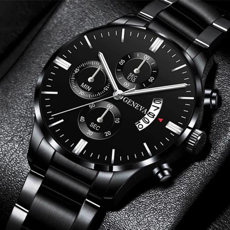 titanium quartz watch Luxury Stainless Steel Non-mechanical Men's Watch 2022 New Automatic Calendar Leather Clock Fashion Quartz Watch best luxury quartz watches