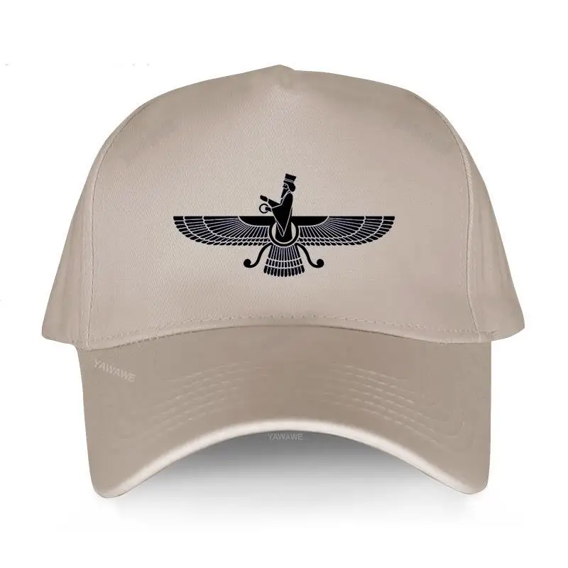 Cotton unisex Adjustable Baseball Cap Farvahar Iran Persia Symbol Men Hats Iranian Persian Zoroastrian summer hat