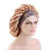 Hair Bonnet for Sleeping Silk Hat Satin Hat Hair Night To Sleep Bonnets Silk YM02 3