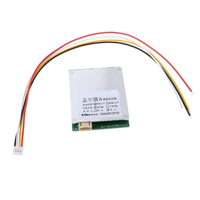

Portable 3S 12V 100A Lithium for Protection Board for Household Industri