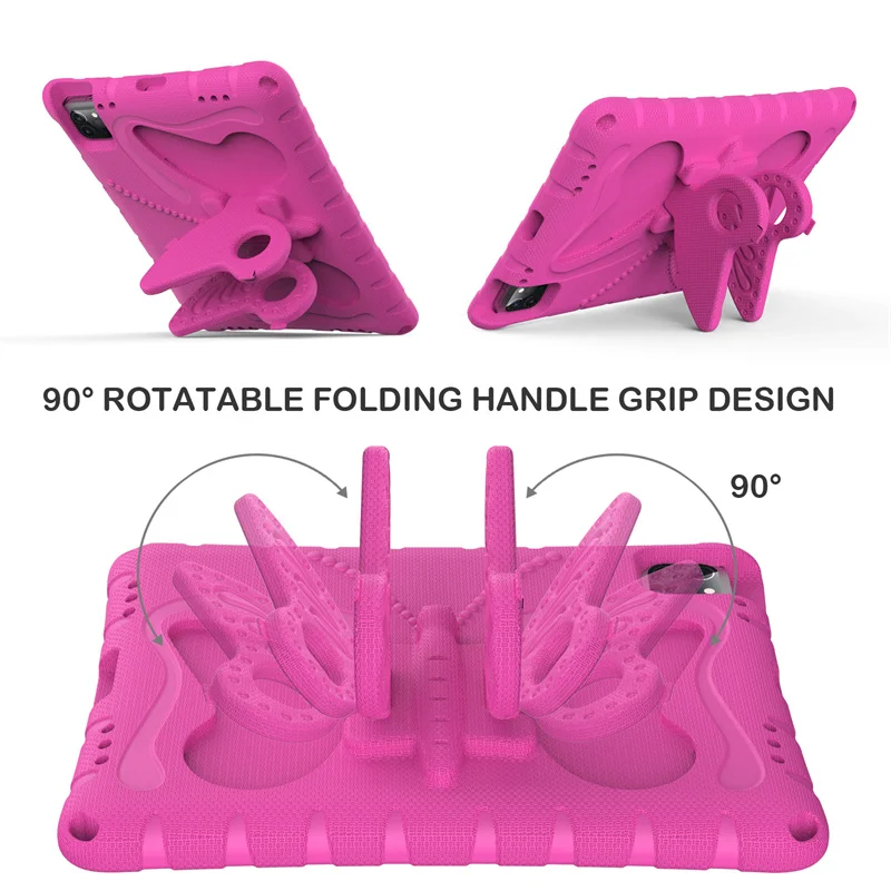 Colorful EVA Foam Stand Case for Kids' Tablets - Cartoon Design