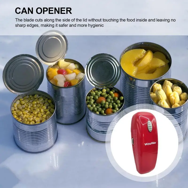 

Auto Can Openers durable Electric Jar Opener Tool With A Simple Push Of Button For Elderly Kid Women Men Kitchen Accessories
