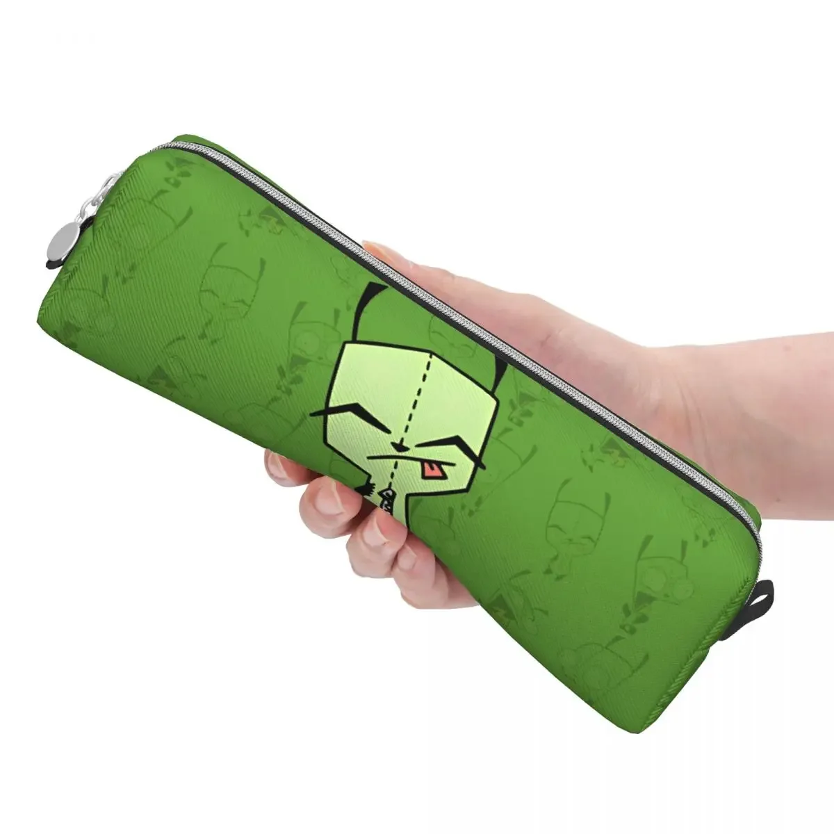 Dog Gir Invader Zim Pencil Cases Fashion Cartoon Pen Holder Bag for Student Big Capacity Students School Zipper Pencilcases 3