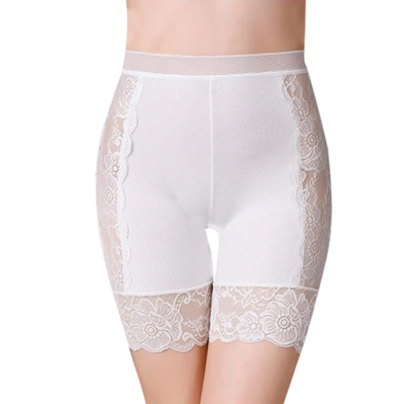 Safety Shorts Women Leggings Traceless Anti-Chafing Lace Slip Shorts Underwear Stretch Safety Leggings Pant Undershort Breathable Boyshort Women
