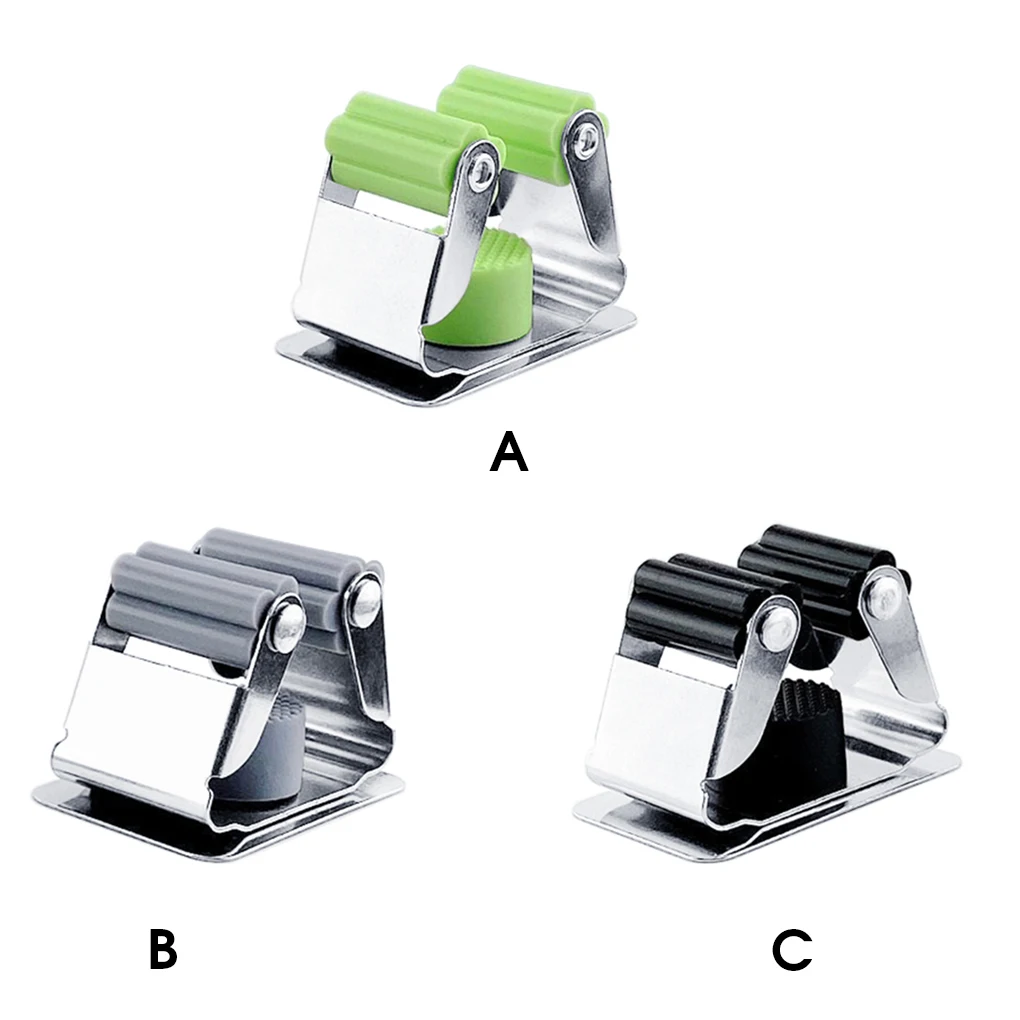 

Зажимы для удочки 3 шт., органайзер без отверстий, зажимы для швабры, метлы, настенная стойка, черный цвет, для офиса, ванной комнаты