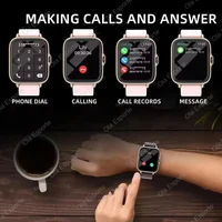 New Smart Watch Android Phone 2.01'' Infinite Screen Bluetooth Call Blood Oxygen/Pressure Monitoring Smart Watch Women Men Band - Image 2
