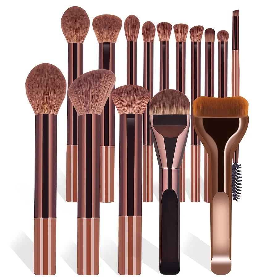 15-Piece Professional Makeup Brush Set
