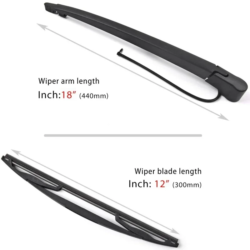Balai D'Essuie-Glace Arrière Pour GMC Terrain / Chevrolet (2010-2017) - 12 Pouces - Neuf